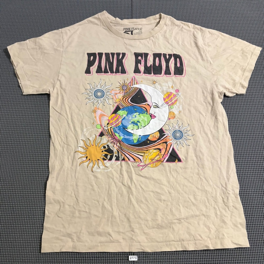 Pink Floyd Dark Side 50th Anniversary T-Shirt Tan M